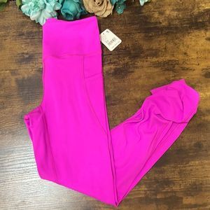 Free People Movement Women's Wave Rider Pocket Athletic Leggings Magenta